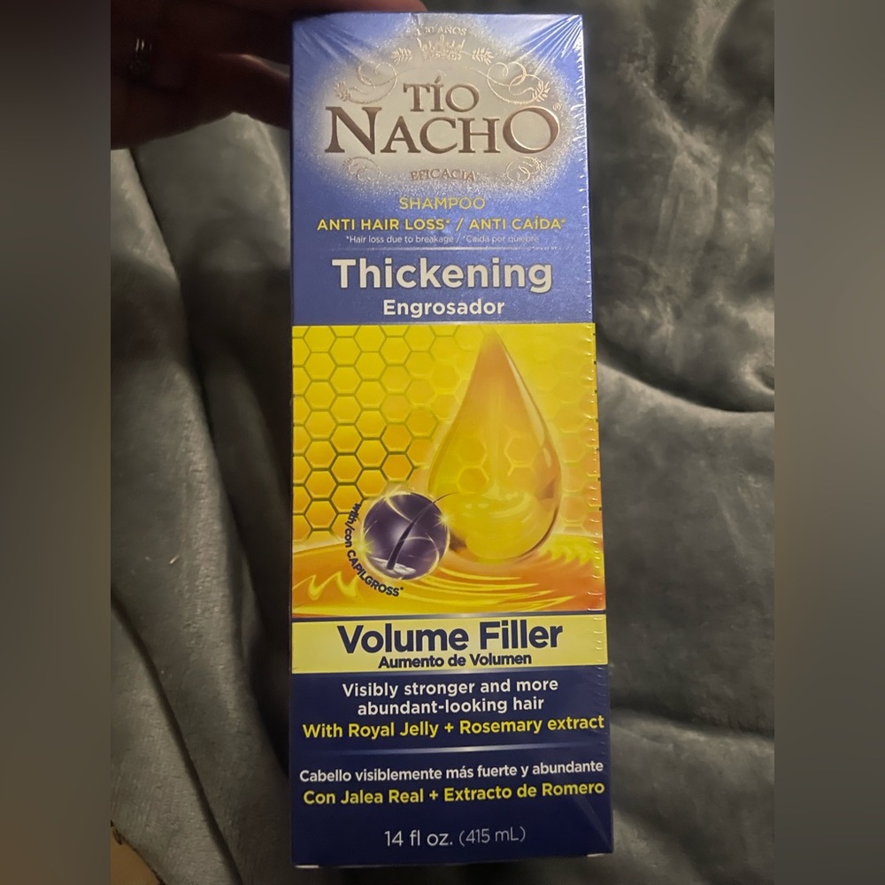 Tio Nacho anti Hair Loss Thickening Volume Filler Shampoo, 3 Bottles 14 Oz Each